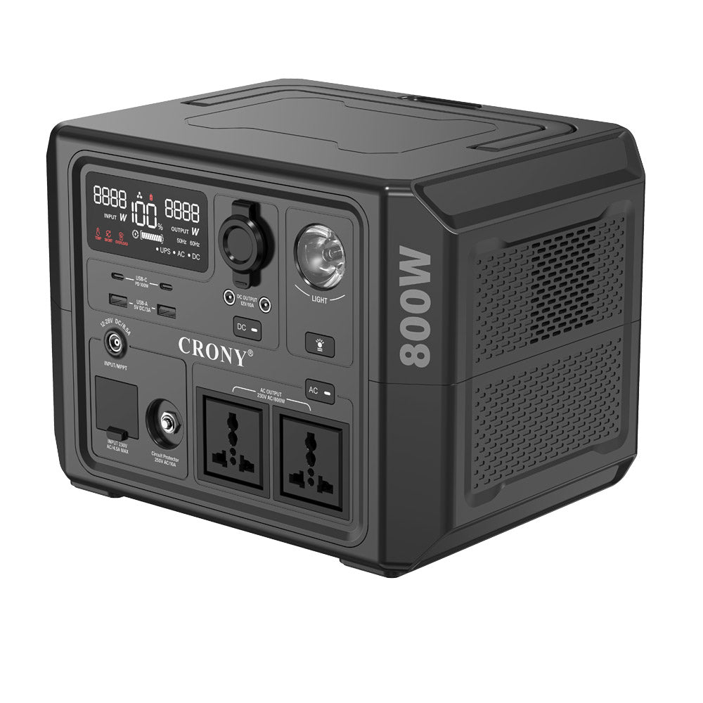 CRONY CN601-800W Portable Power Station Portable Outdoor Power Lithium Iron Phosphate Energy Storage Power