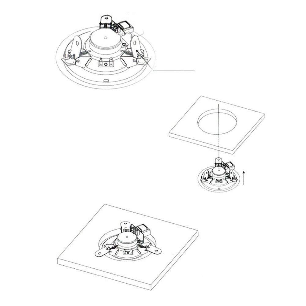 605A Stereo Ceiling Speaker - Edragonmall.com