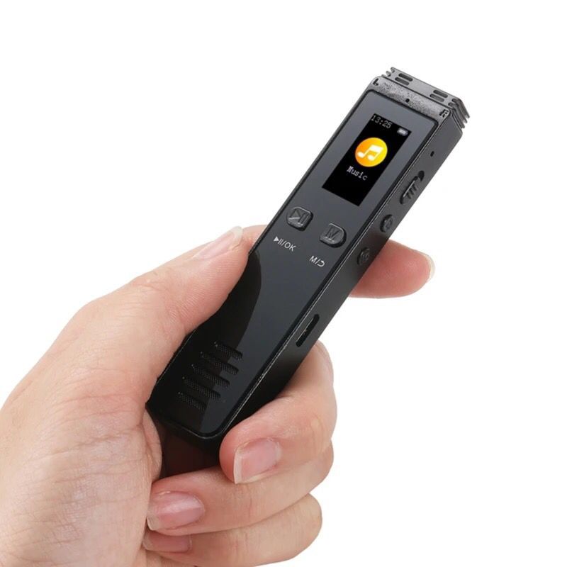 BT Digital Voice Recorder Voice Activated Recorder Noise Reduction MP3 Player HD Recording 10h Continuous Recording for Meeting Lecture Interview Class MP3 WAV Record