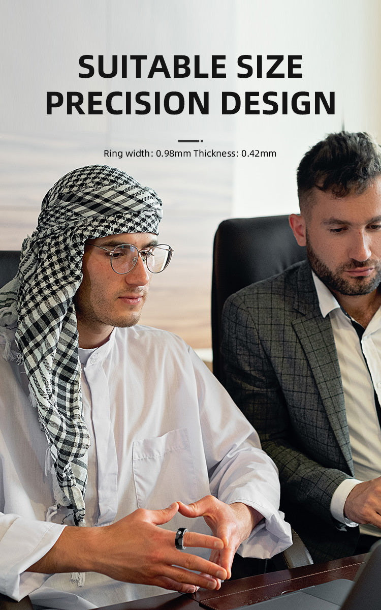 خاتم التسبيح الذكي CRONY QB708 عداد تسبيح ذكي مع 5 تذكيرات بأوقات الصلاة لعيد الأضحى ورمضان