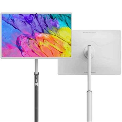 CRONY: 32-INCH display adjustable floor standing wheels digital signage LCD smart screen full HD 178 degree viewing angle Android MULTI-TOUCH WIFI HDMI USB