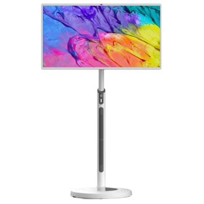 CRONY: 32-INCH display adjustable floor standing wheels digital signage LCD smart screen full HD 178 degree viewing angle Android MULTI-TOUCH WIFI HDMI USB