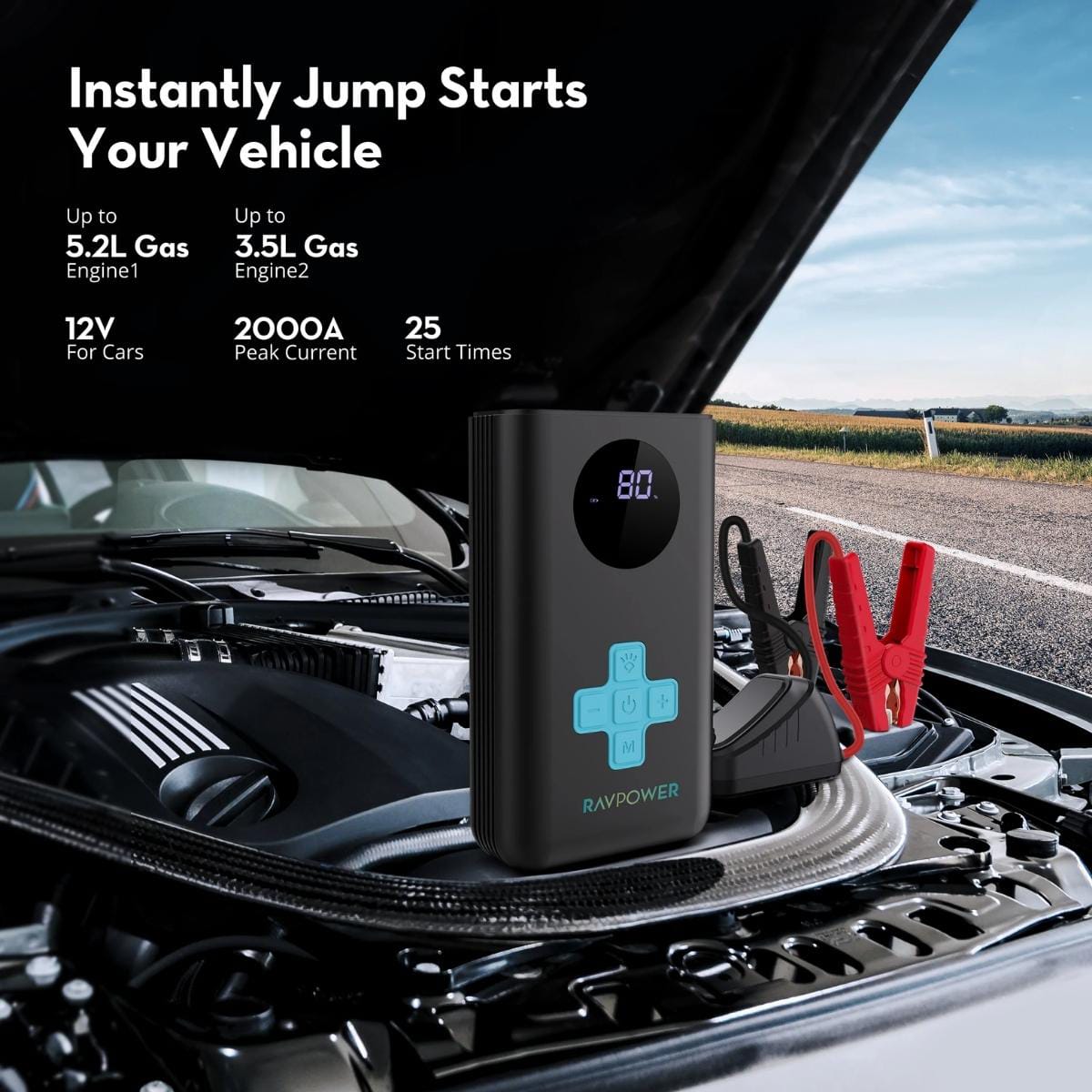 CRONY: P02 JUMP STATER WITH AIR COMPRESSOR