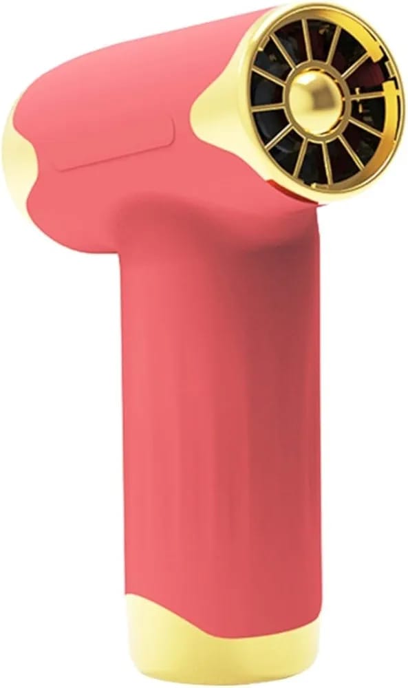 CRONY: Portable Turbo Blower Fan, 20000RPM High-Speed Brushless Motor, 4W Rated Power, USB Rechargeable with 8000mAh Lithium Battery, ABS Material, Button Control, Indoor & Outdoor Use,
