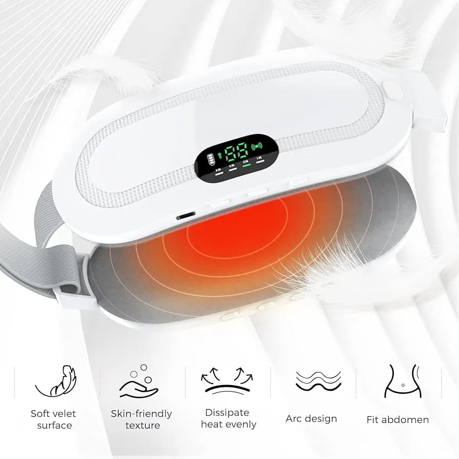 CRONY: Menstrual Period Heating Pad, Electric Cramp Relief Waist Belt Device,Heating Pads