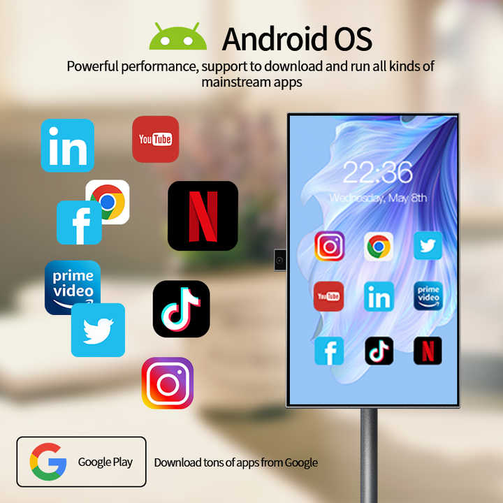 CRONY H01 27inch mobile display android 13 smart screen