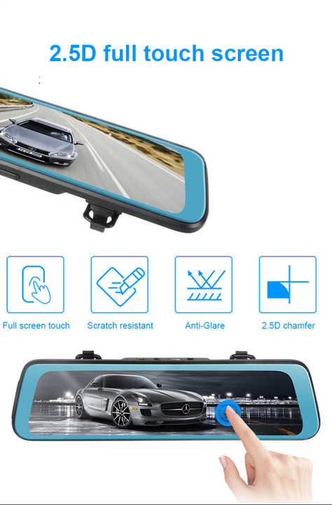 CRONY: V10 9.66 INCH MIRROR DASHCAM