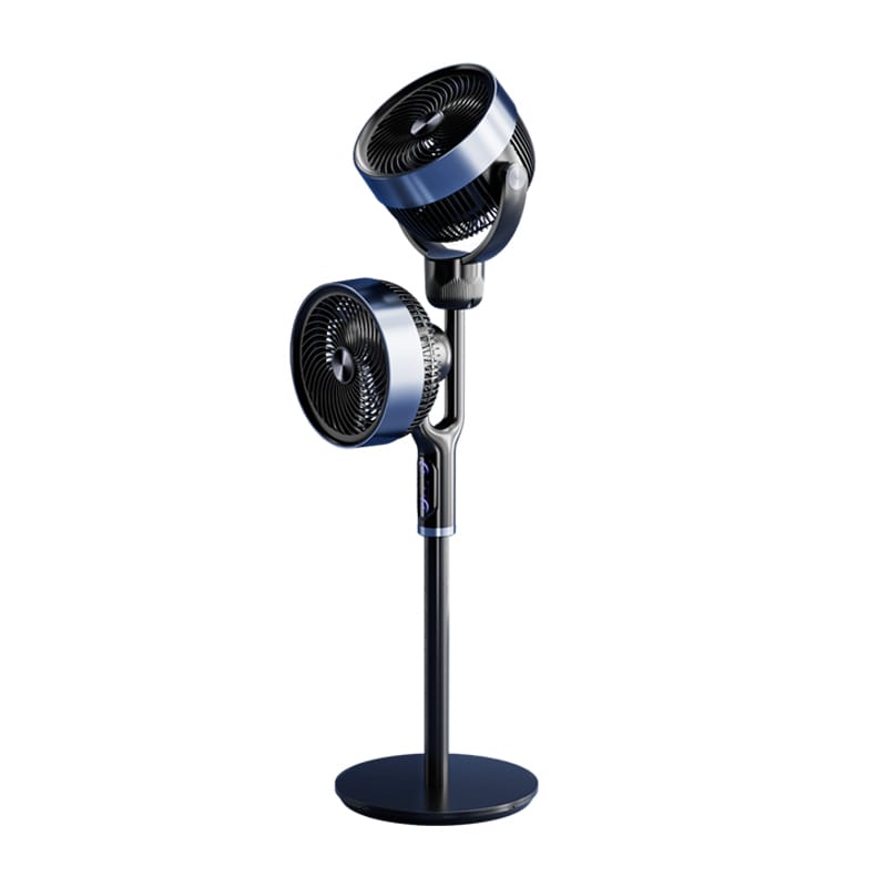 CRONY:LC-820 Custom Double Head Standing Smart BLDC Motor Remote Control Floor Double Head Stand Fan