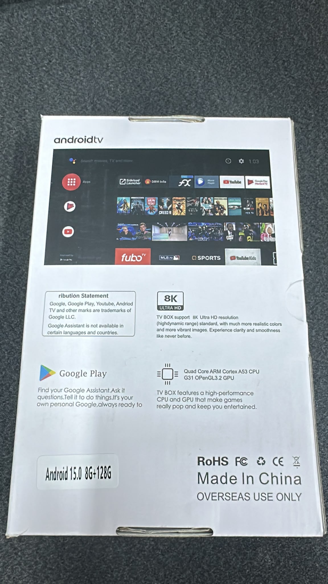Q1 BOX S UHD RECIVER