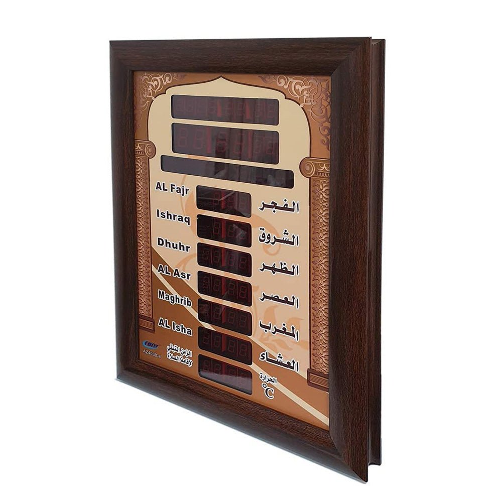 CRONY AZ4030-6 clock Islamic Azan Wall Clock Mosque Prayer Clock Ramadan