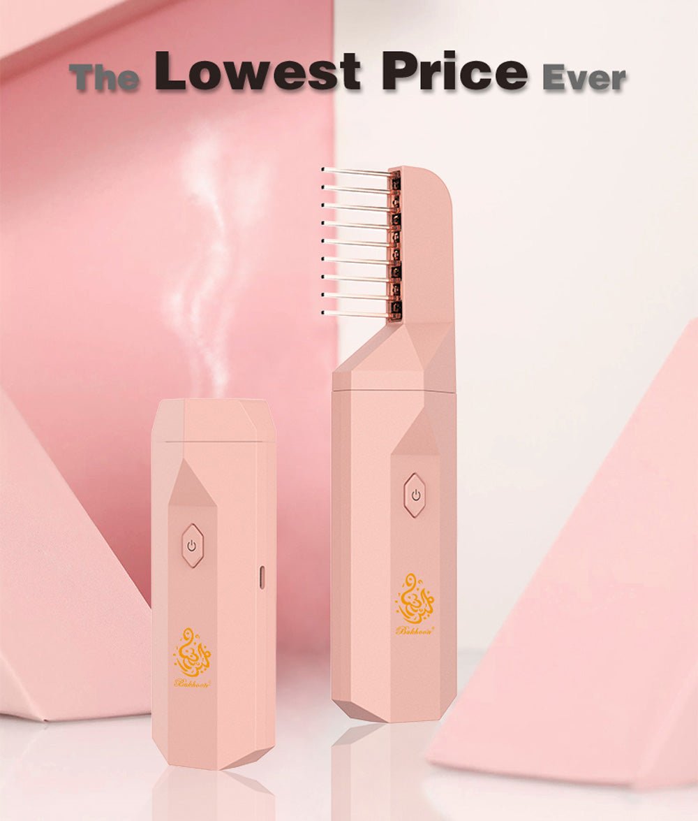 CRONY B26 Comb Bukhoor USB Portable Women Hair Bakhoor Incense Burner Dukhoon Electric Portable Incense Burner