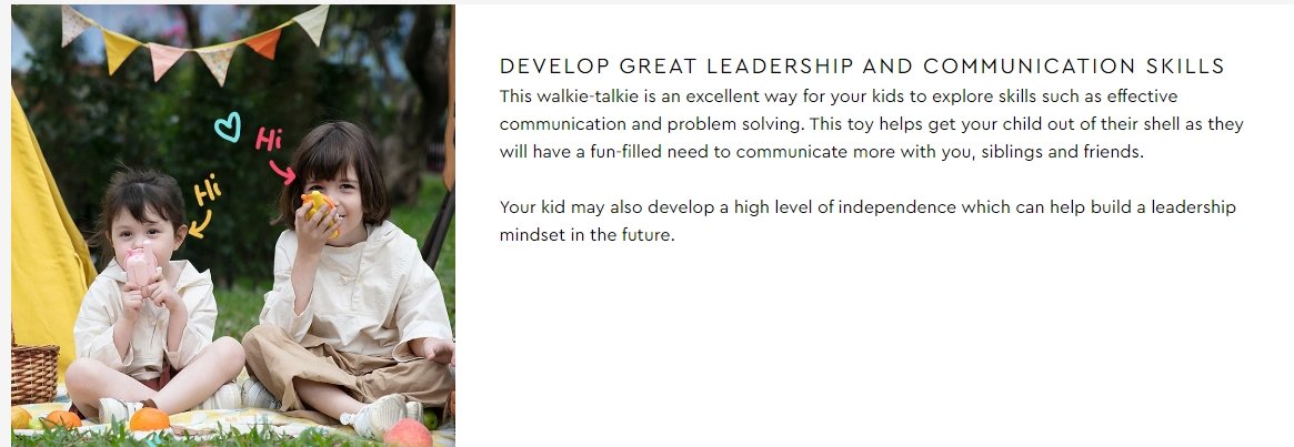 جهاز اتصال لاسلكي للأطفال من كروني بي ماجيك ليتل بي إنتركوم جهاز اتصال لاسلكي للأطفال