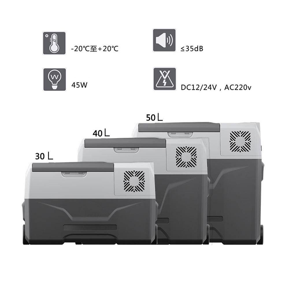 CRONY Car Refrigerator 30L CX30 ECX30 With Lithium Battary car Cooler Camping Fridge Freezer