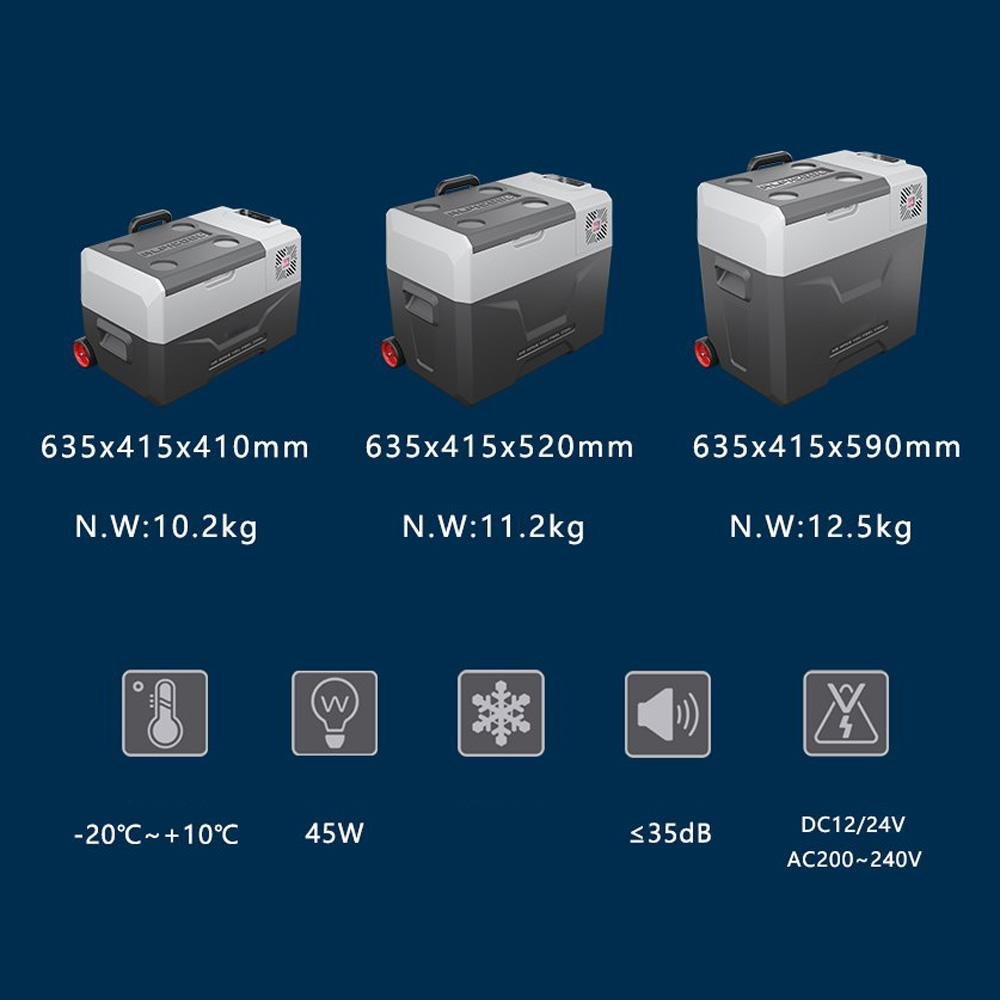 CRONY Car Refrigerator 30L CX30 ECX30 With Lithium Battary car Cooler Camping Fridge Freezer