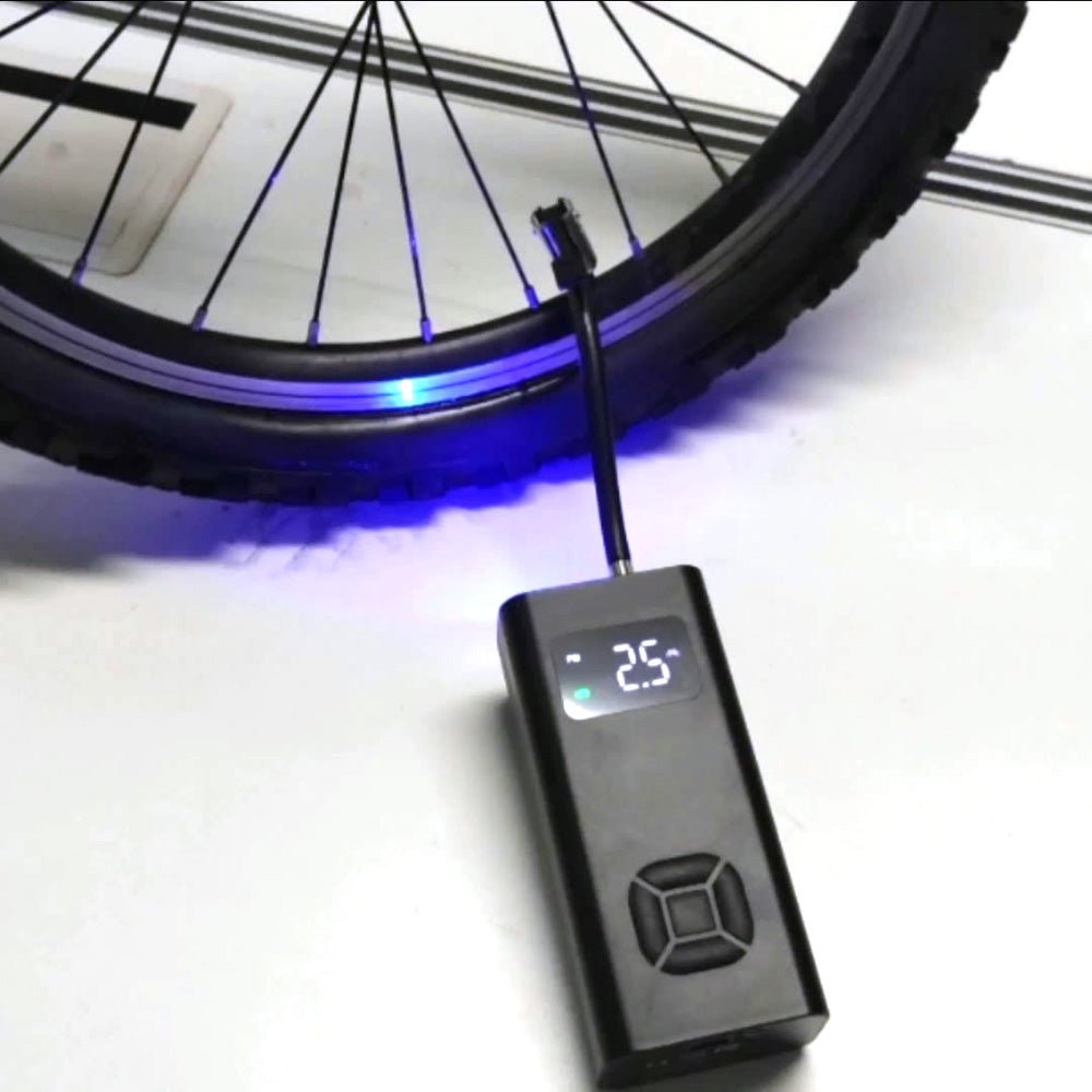 CRONY NEW Portable Electric Air Inflator 12v 150PSI Rechargeable 6500mAh Car Pump Tire Inflator Cordless Portable Compressor - Edragonmall.com