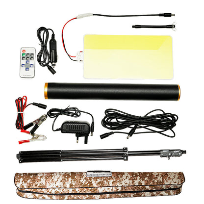 CRONY 2880W  Outdoor Lighting With battery and 3M stand Telescopic Fishing Rod Lamp Light Outdoor Emergency Lights