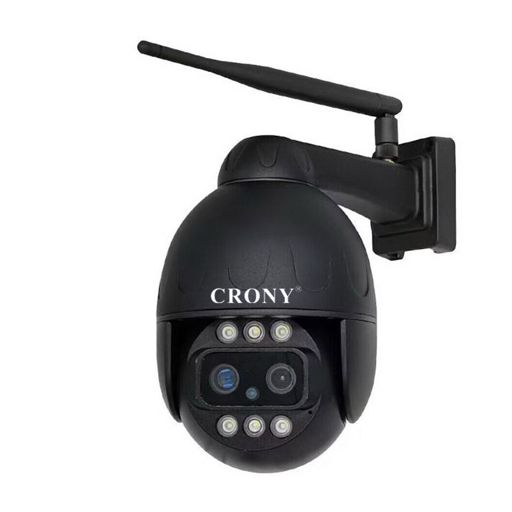 كاميرا CRONY VST-DL26G-3IN1-4MP-10X 4G 4K مزدوجة العدسة WiFi/Lan/4G GSM Pan Tilt Zoom كاميرا أمان ذكية