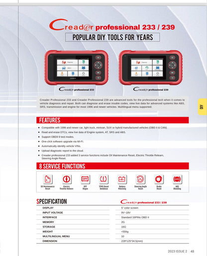 239 advaced OBD Professional Diagnostic Tool - Edragonmall.com