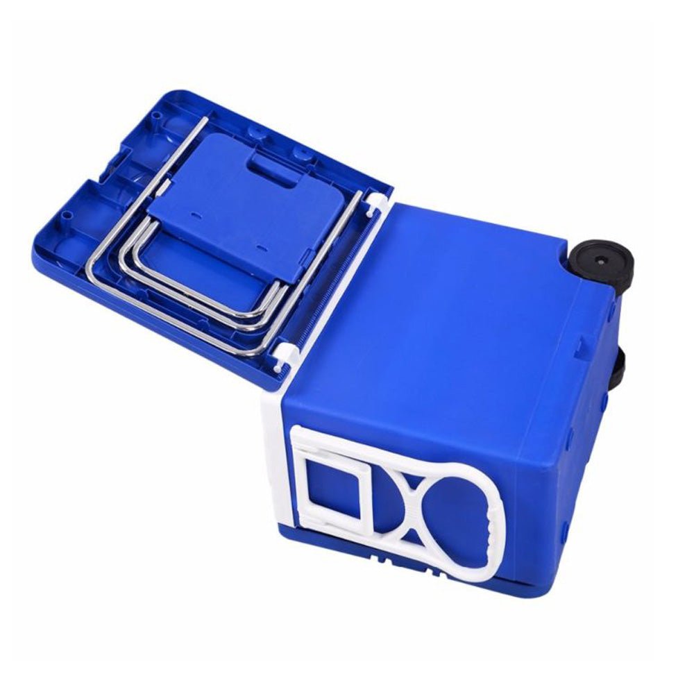 28L Two-Chair Plastic Incubator With Desk And Chair Picnic Table with food incubator storage Blue - Edragonmall.com