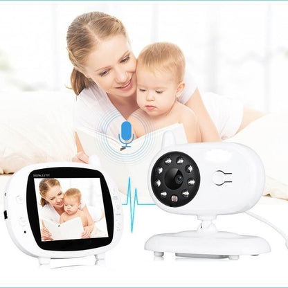 3.5inch TFT LCD Baby Monitor Wireless TFT LCD Video with Night Vision - Edragonmall.com