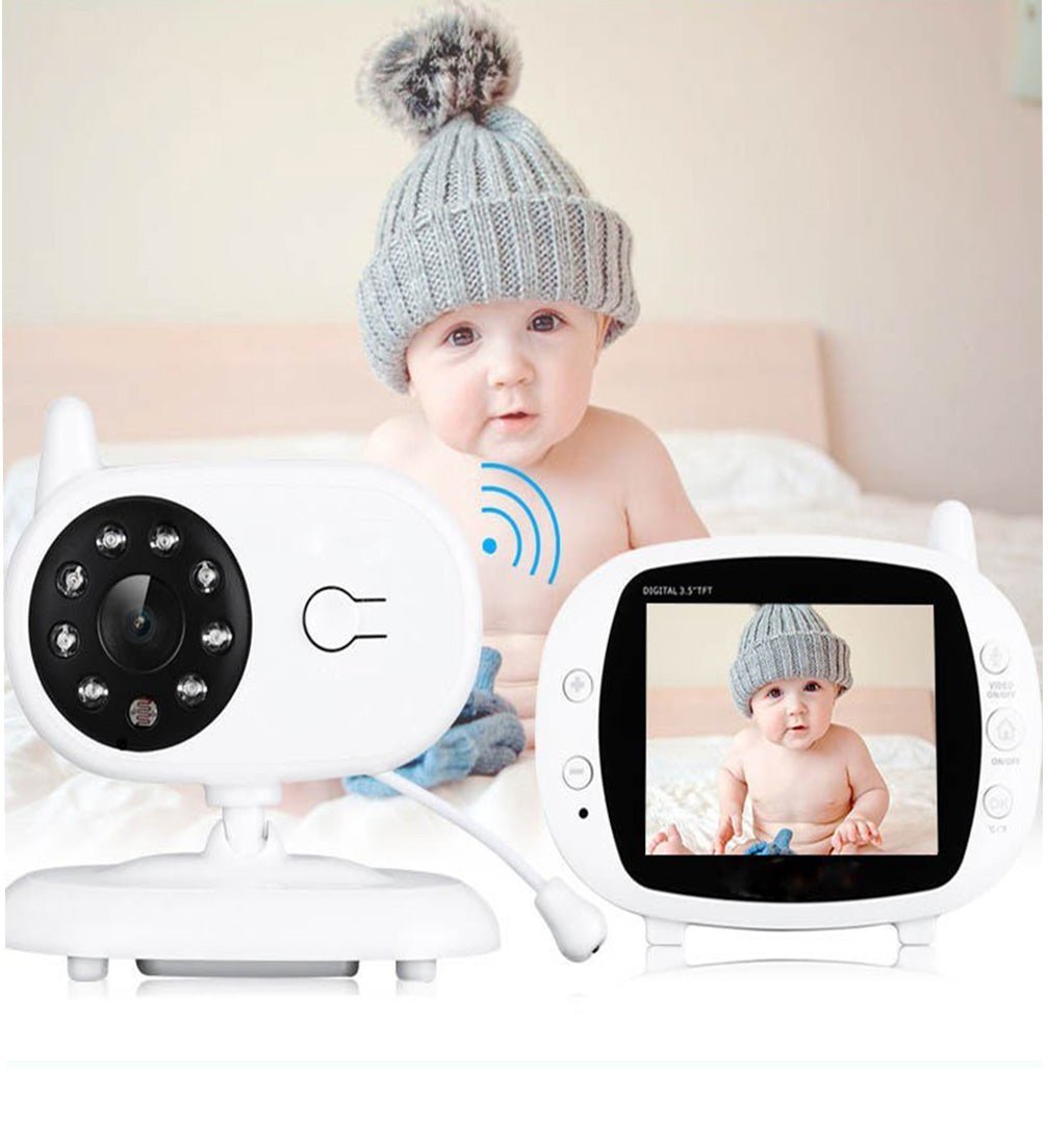 3.5inch TFT LCD Baby Monitor Wireless TFT LCD Video with Night Vision - Edragonmall.com