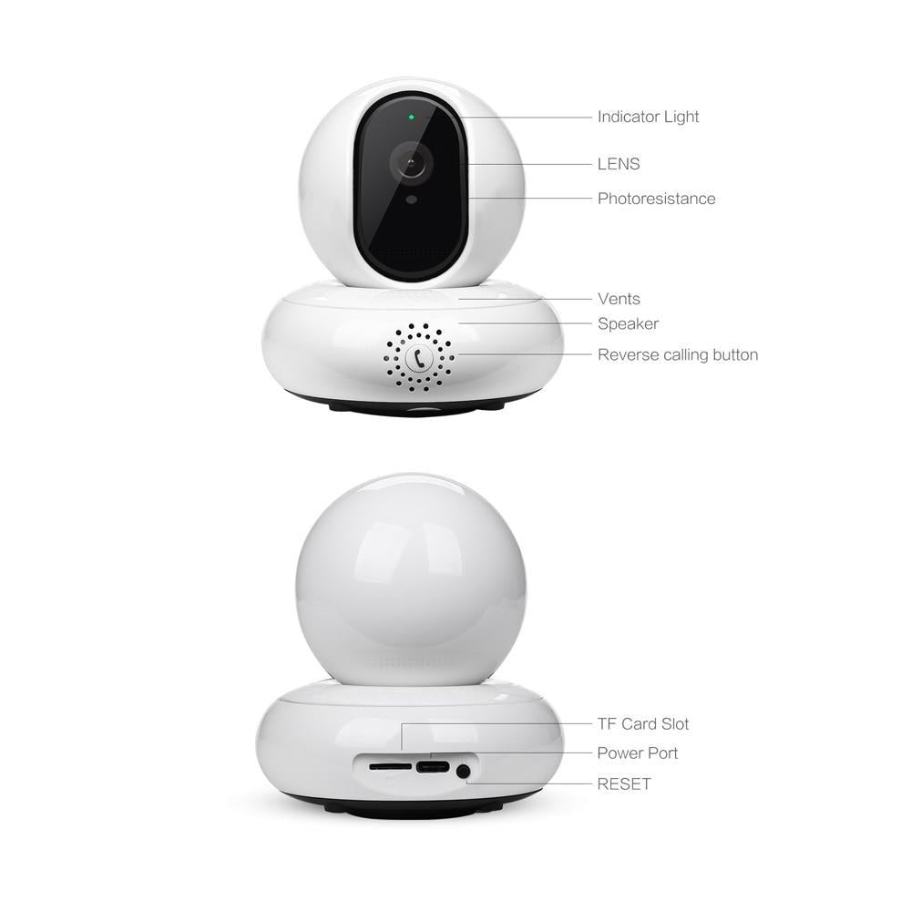 360eyeS EC67-R11 APP HD 1080P WIFI Security Smart Home Camera Internet Network H.264 Video PTZ Camera IP P2P IR Night Vision Kid Monitor - Edragonmall.com