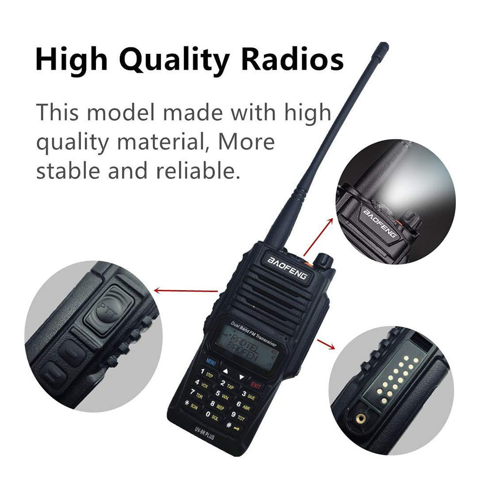 Baofeng UV-E70 UV-9R Plus Walkie Talkie 8Watts Walkie Talkie Bf-uv9r Plus Ip67 Waterproof Uhf/VHF Dual Band Radio