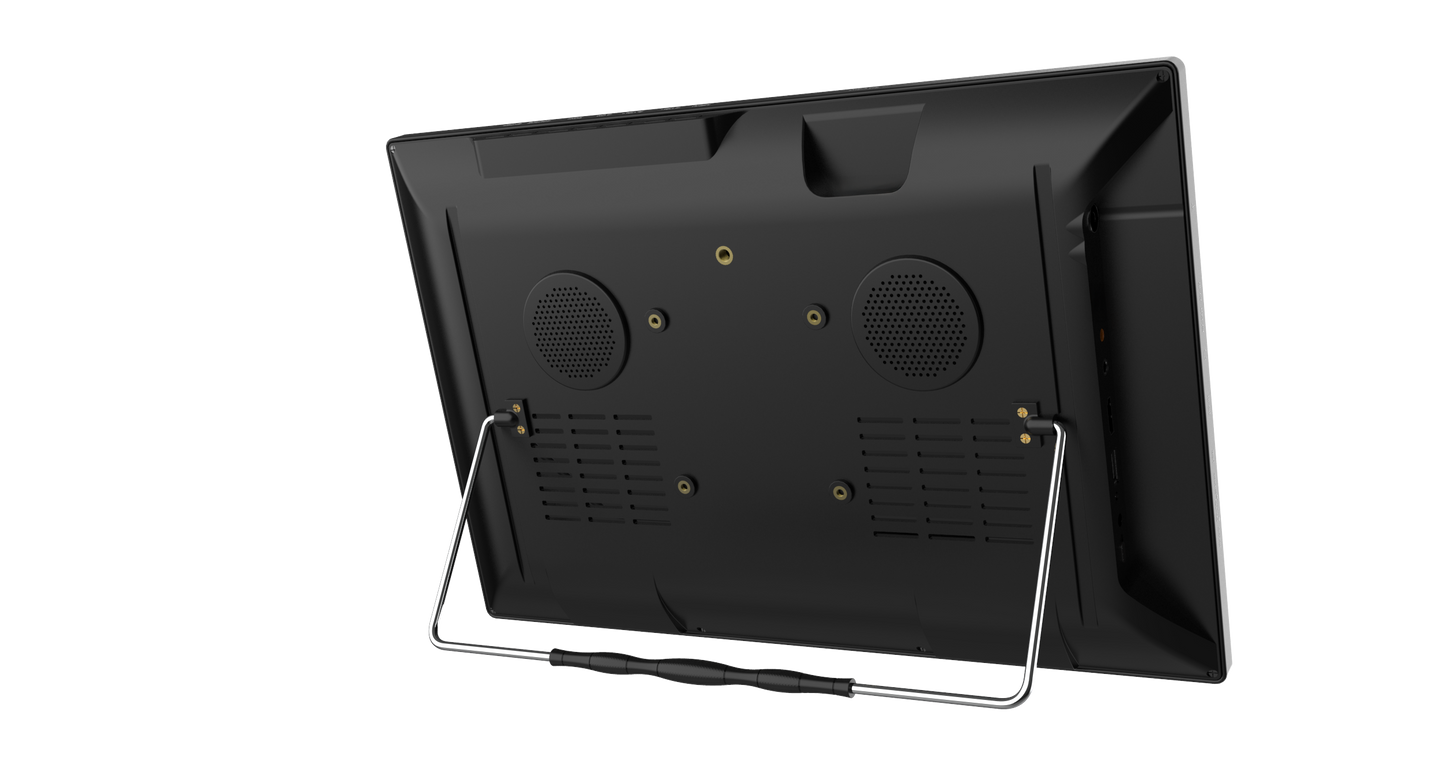 CRONY 15.4 INCH DVB-T/T2 Portable Smart TV Google TV FM Radio Local TV