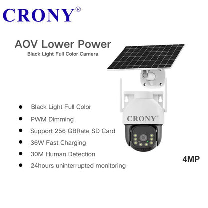CRONY AOV Lower Power Black Light Full Color Camera Solar Camera
