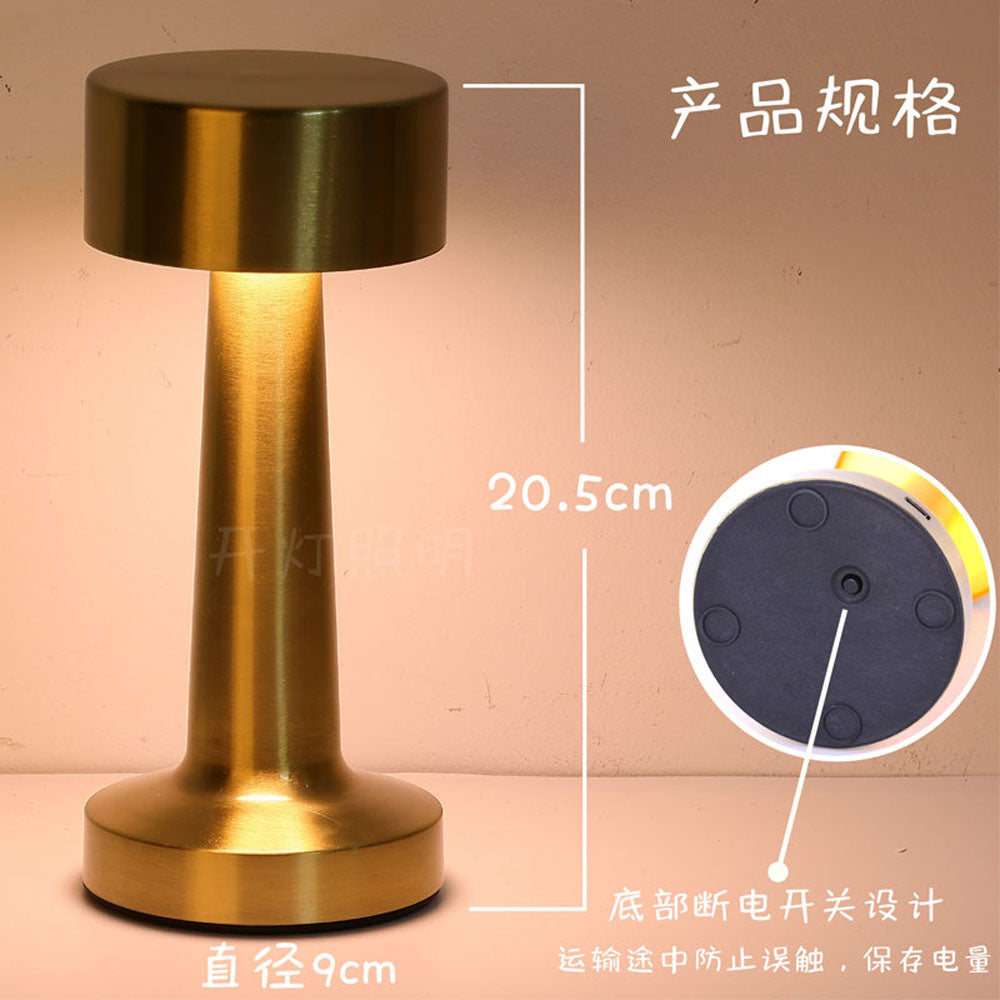 CRONY Dumbbell Table Lamp Rose Gold Three color dimming