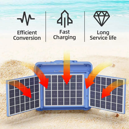 CRONY Solar LED Light 288 LED beads 1200mah*6 battery with 2.1m stand
