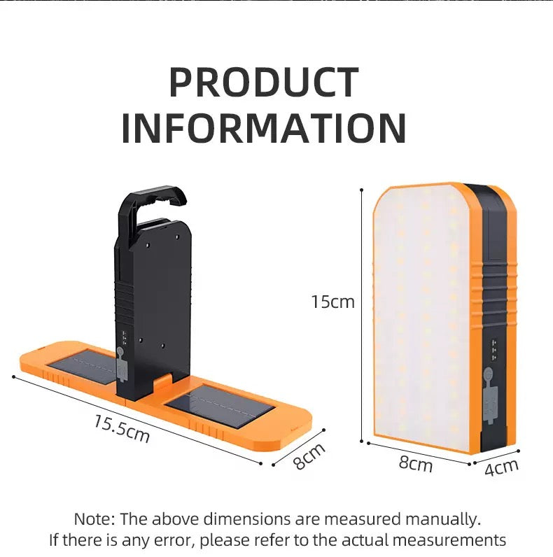 CRONY LHZD-01 Folding light 1800mah*3 battery with 2.1M stand