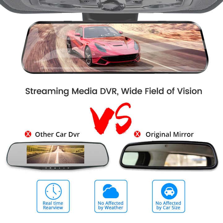 CRONY: V10 9.66 INCH MIRROR DASHCAM
