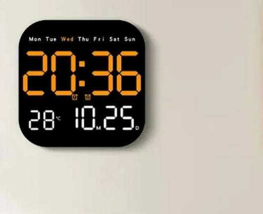 CRONY: 6650 Electronic Clock Multi-functional LED Electronic Wall Table Clock Hanging and Standing Dual-purpose Clock