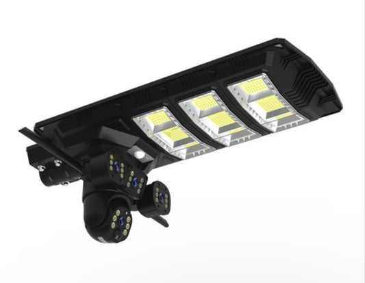 CRONY :XA12-4G-4K  AI SOLAR CAMERA + LIGHTING 2 IN 1