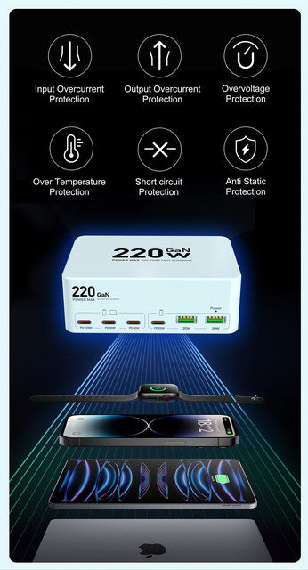 CRONY : WLX-818 220W MULTI SOCKET