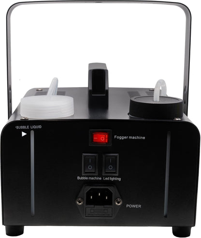 CRONY:800W+6LED  RGB Bubble Smoke Machine With Remote Control for DJ Wedding Party Nightclub Event