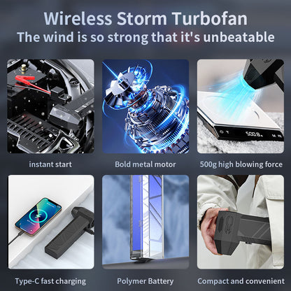 CRONY: PQ235 Super Power Fan With Jump Starter