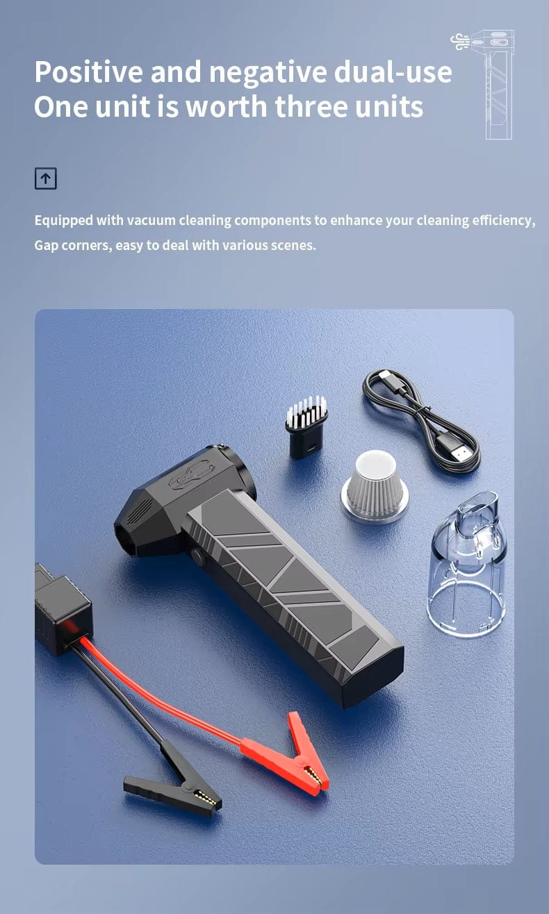 CRONY: PQ235 Super Power Fan With Jump Starter