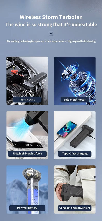 CRONY: PQ235 Super Power Fan With Jump Starter