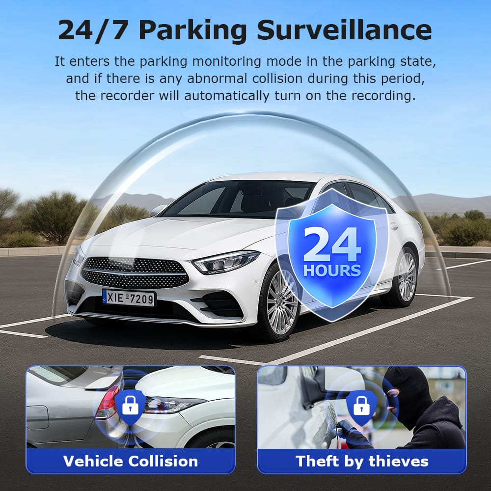 CRONY: CC09 4G Dashcam DUAL LENS CAR GUARD CAMERA 24/7 RECORDING