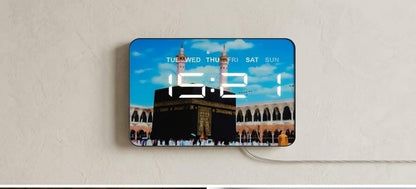 CRONY:JG1002-90 THE HOLY MOSQUE MASJID AL HARAM LED CLOCK