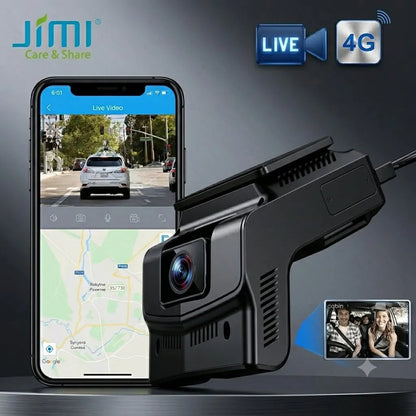 CRONY: Jimi JC270 4G AI Dual Dash Cam with GPS, Live Video, ADAS & Driver Monitoring