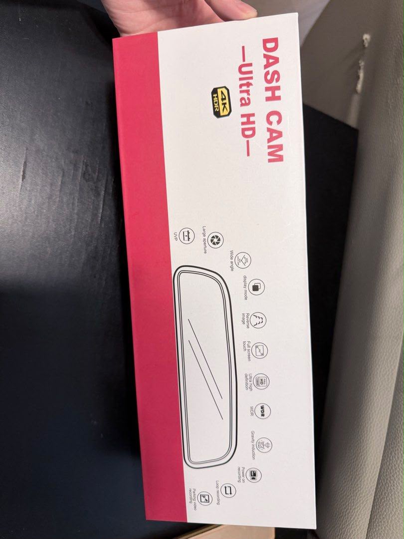 CRONY V806 dual dashcamera 4k+1k