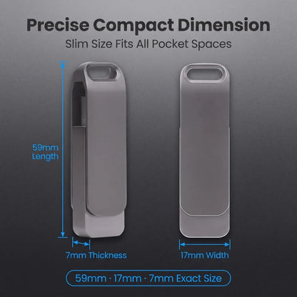 64GB Mini Metal Rotating USB Flash Drive