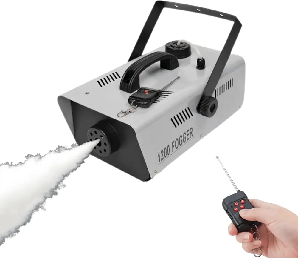 CRONY: 1200W  Smoke Machine Wireless And Remote Fog Machine for Grand Event Wedding & Engagement Bithday Party Christmas Halloween