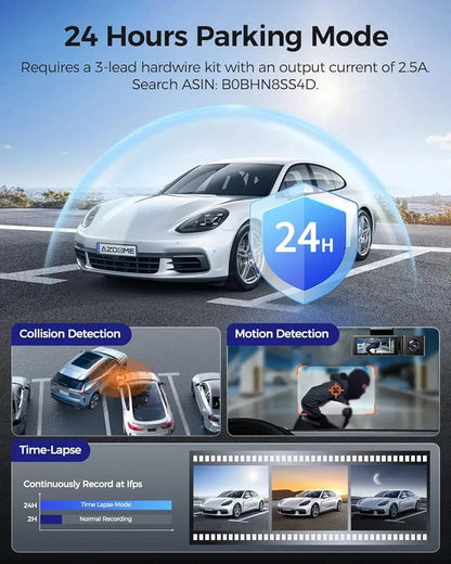 CRONY: AZDOME M550MAX 3 CHANNEL DASHCAM 4K