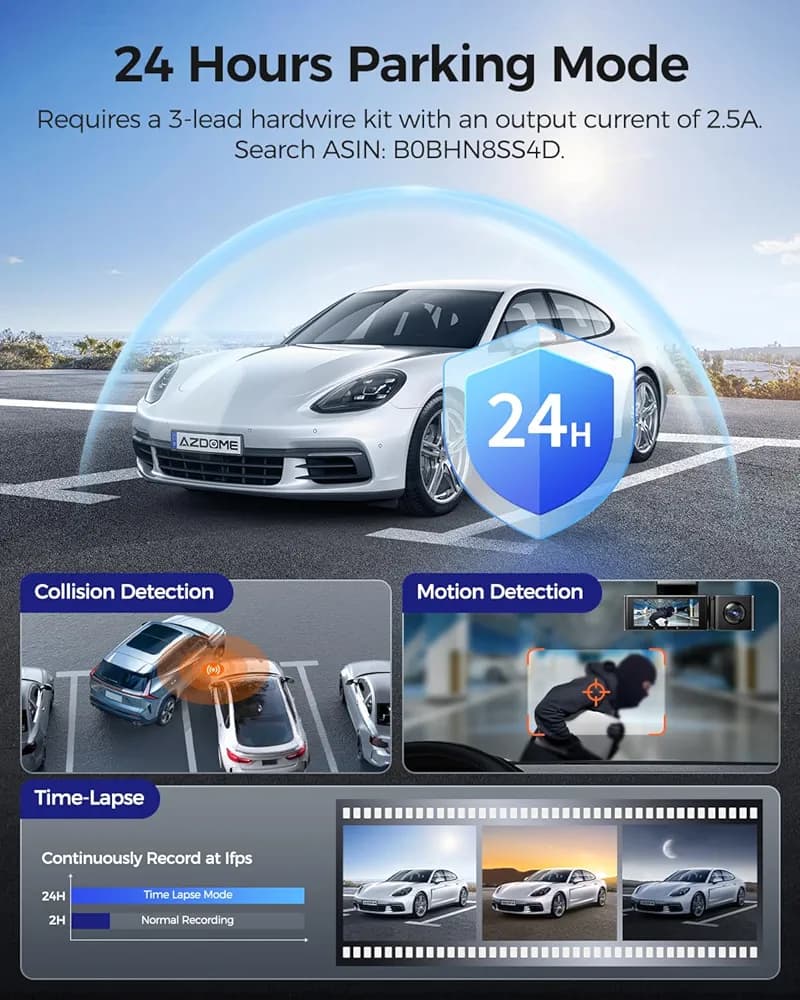 CRONY: AZDOME M550MAX 3 CHANNEL DASHCAM 4K