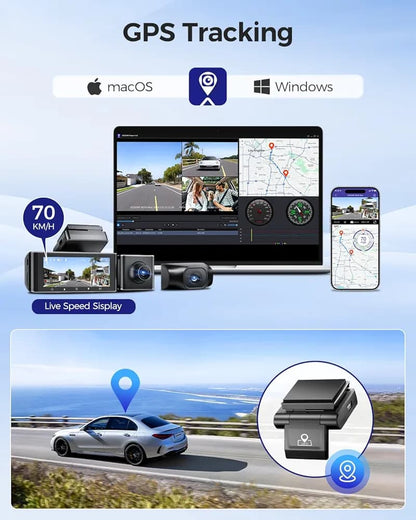 CRONY: AZDOME M550MAX 3 CHANNEL DASHCAM 4K