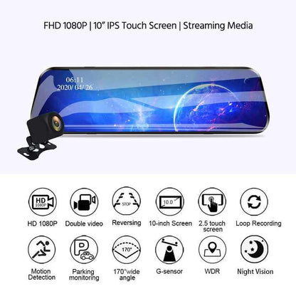 CRONY: V10 9.66 INCH MIRROR DASHCAM